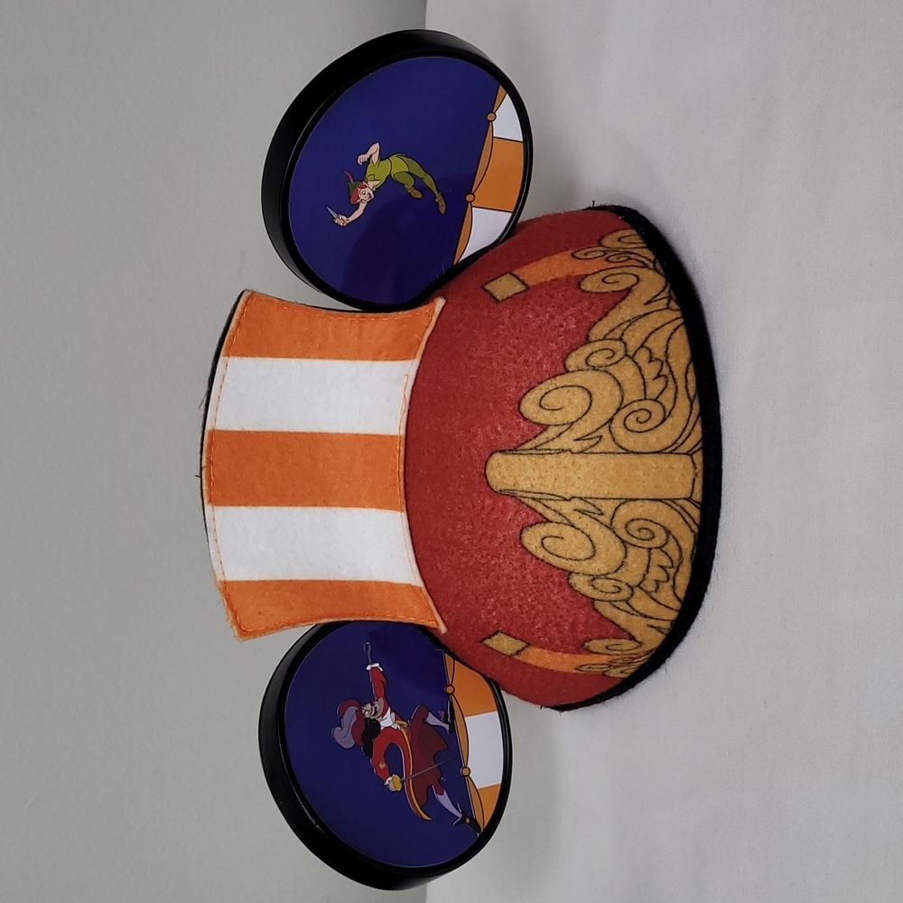 Disney Parks Peter Pan and Captain Hook pirate ship Mickey ears hat